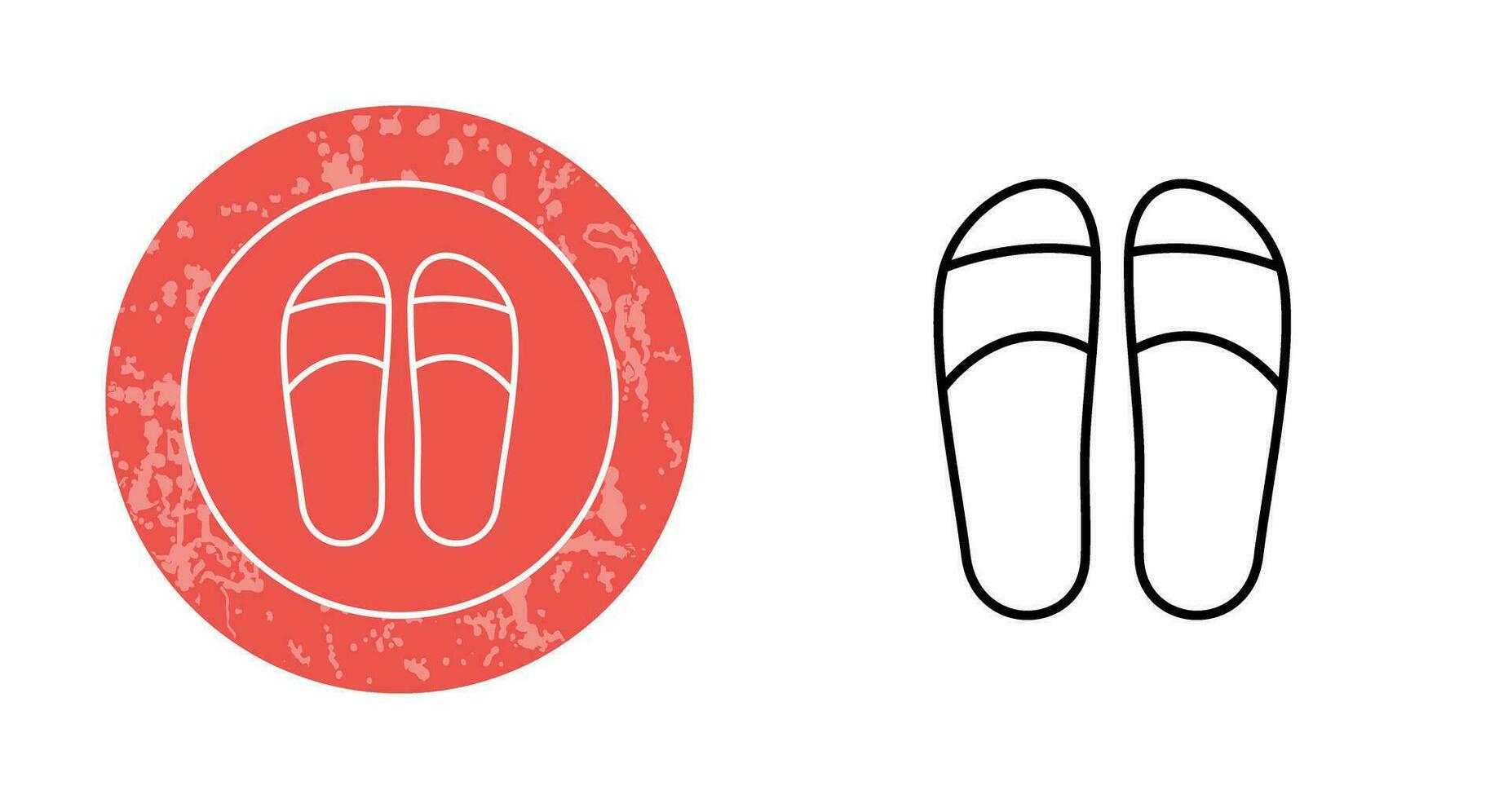 Slippers Vector Icon