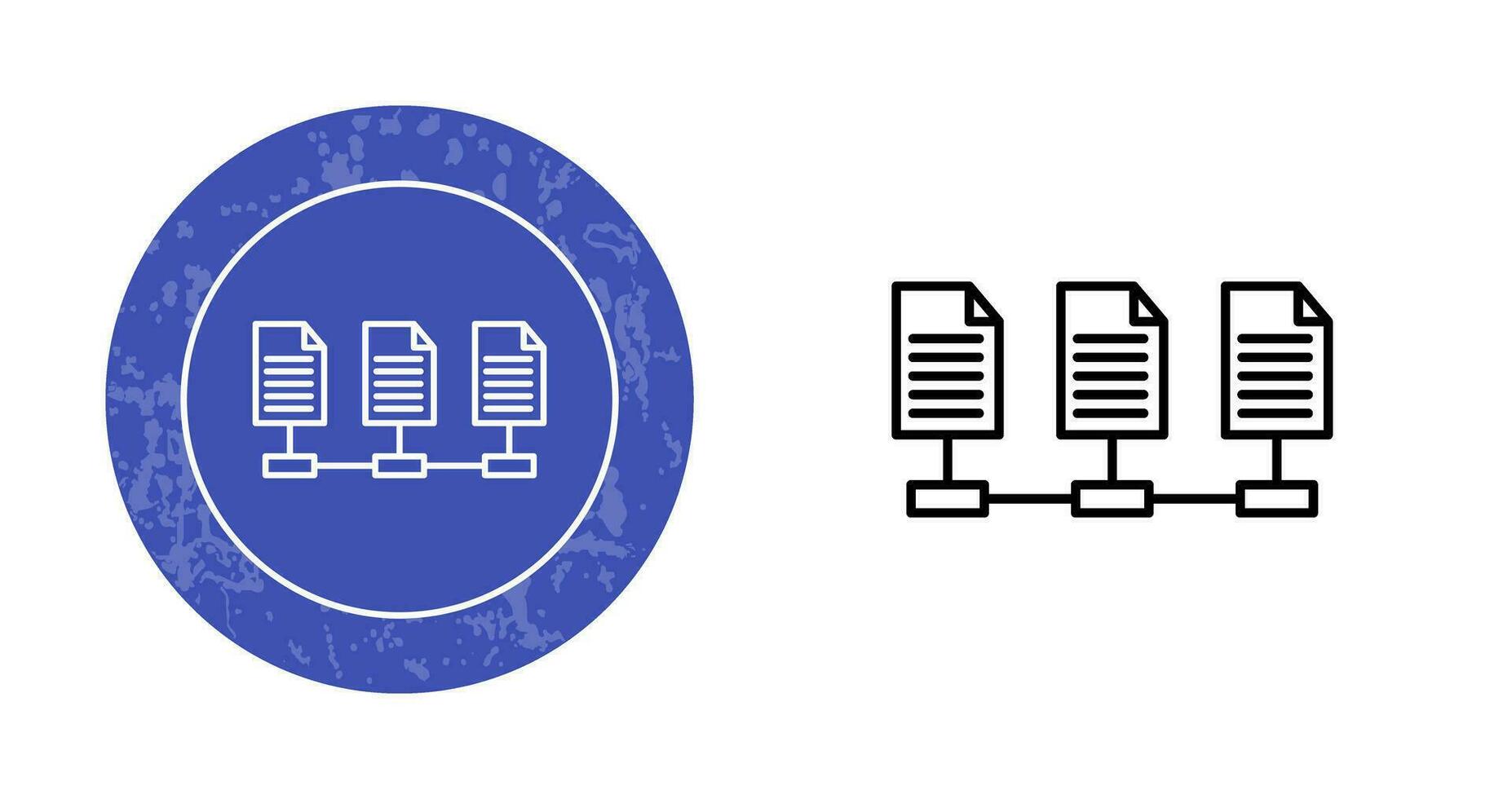 Network Files Vector Icon