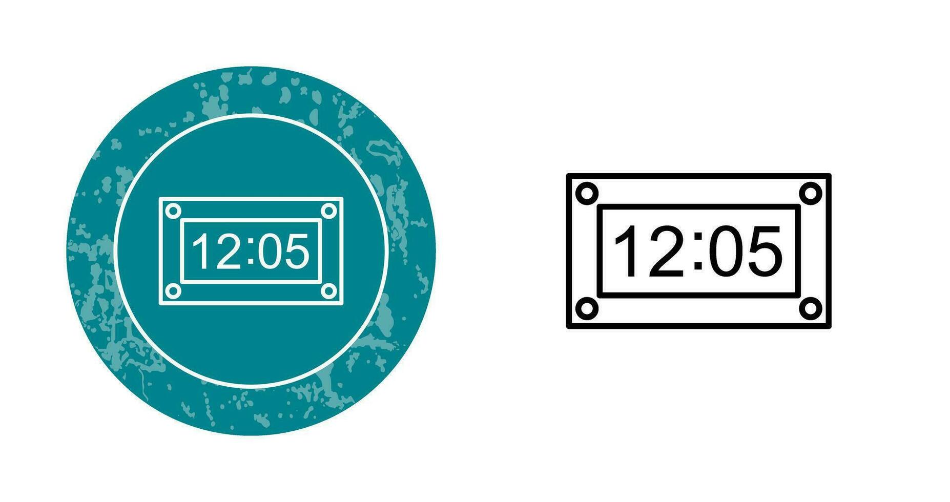 Unique Timer Vector Icon