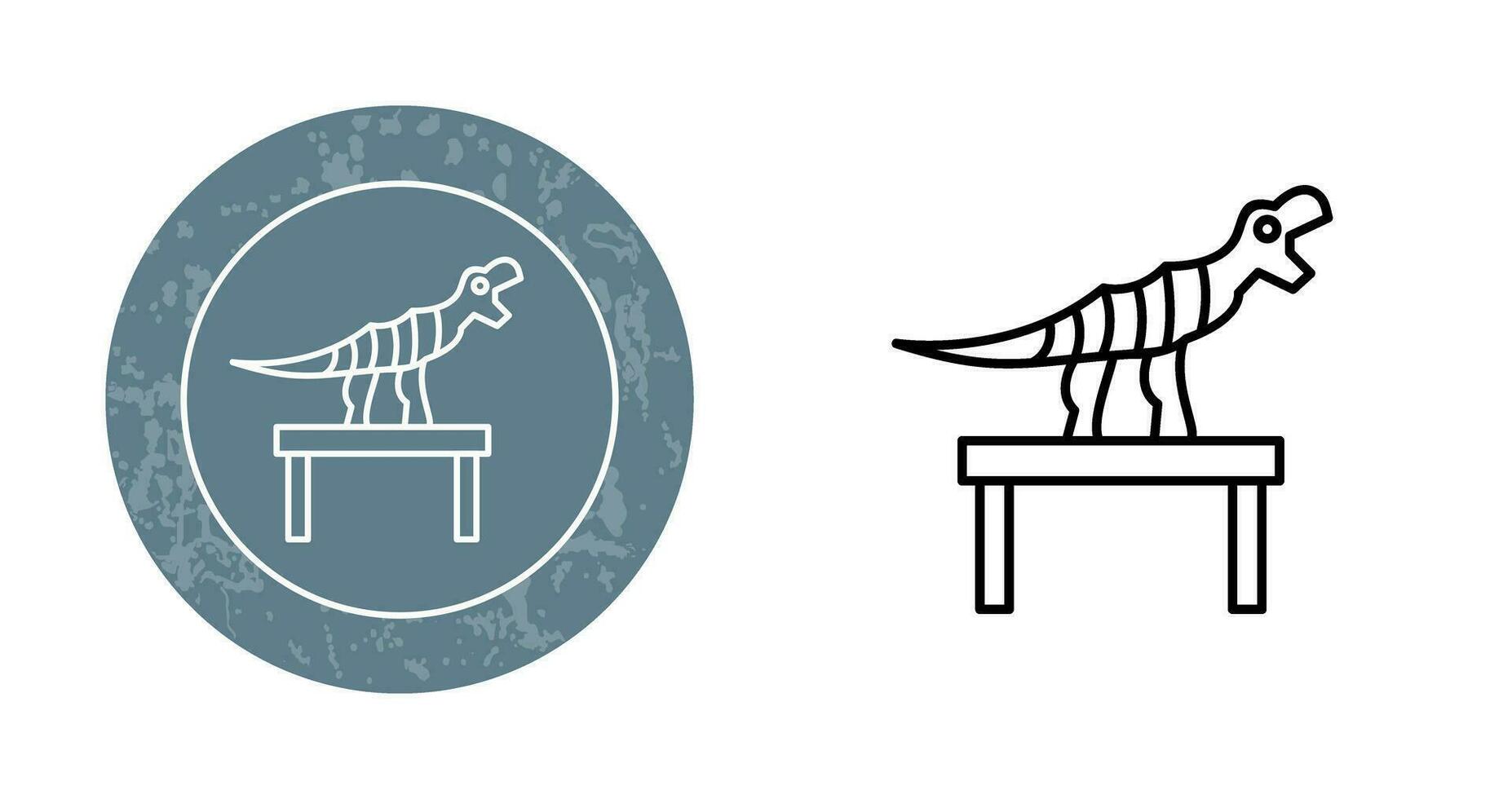 Bones Exhibit Vector Icon