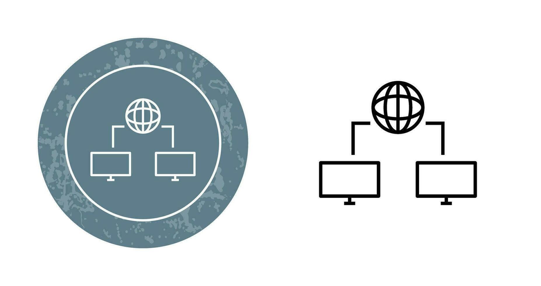 Unique Internet Connectivity Vector Icon