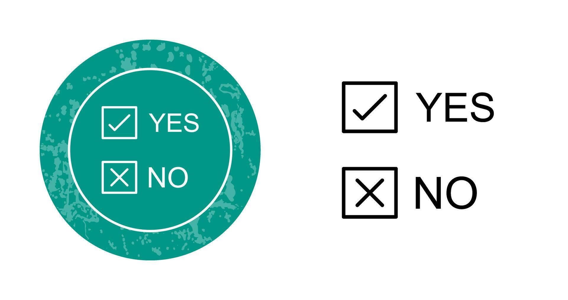 Yes No Option Vector Icon 29848997 Vector Art at Vecteezy