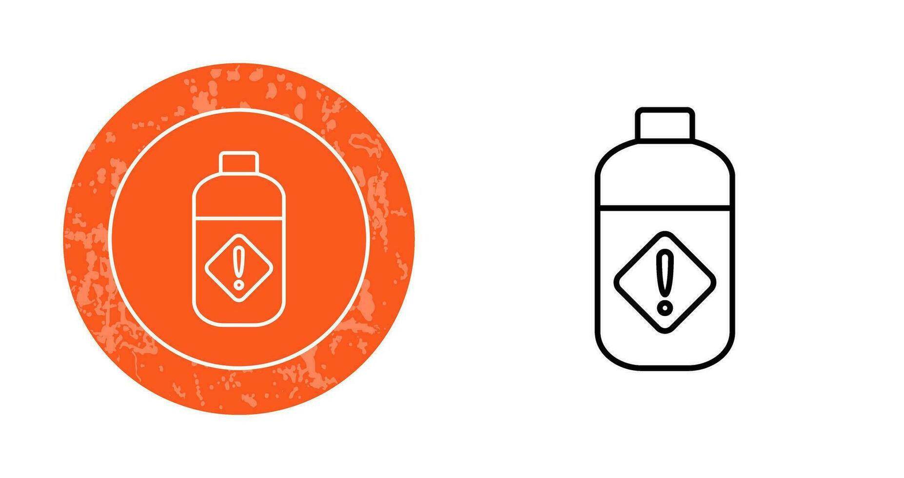 Pesticide Bottle Vector Icon
