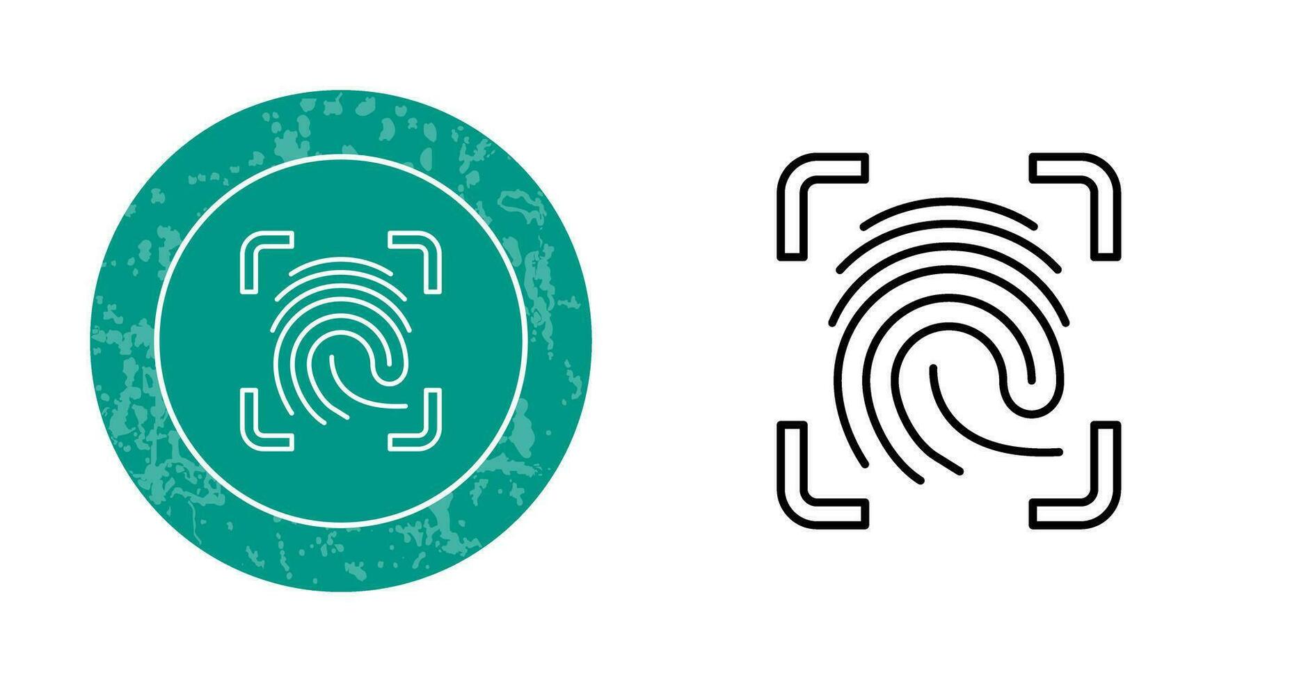Finger Print Vector Icon