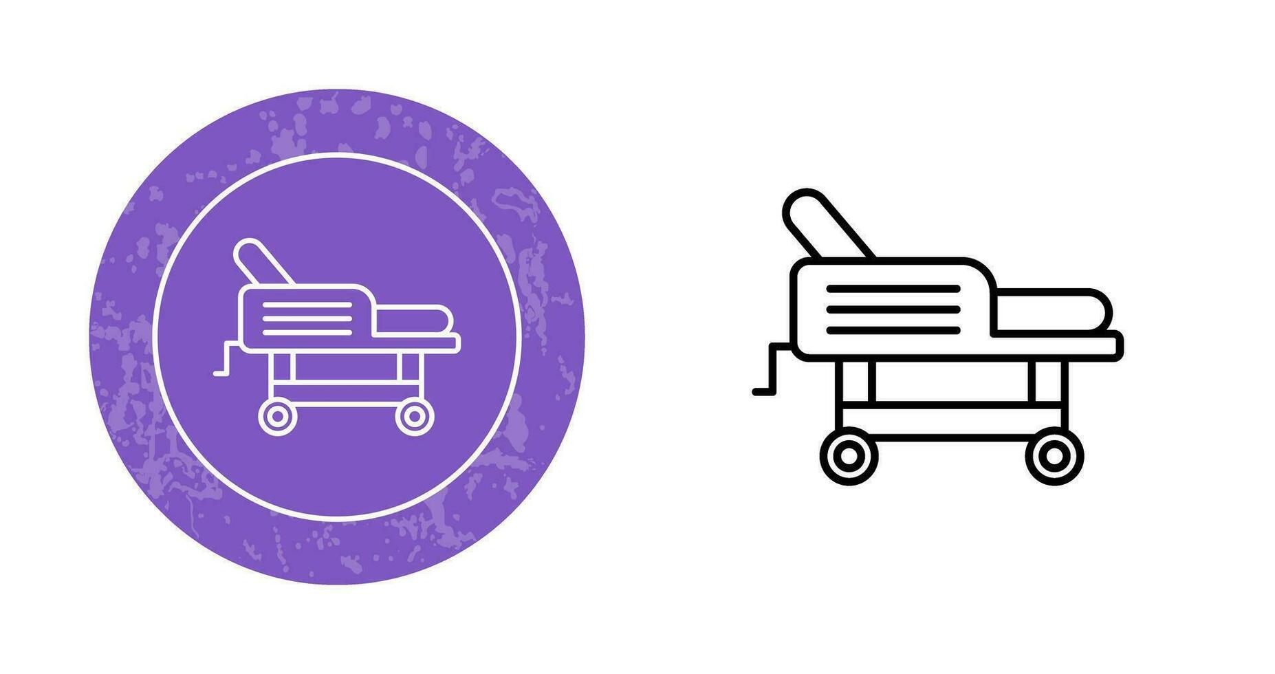 Hospital Bed Vector Icon