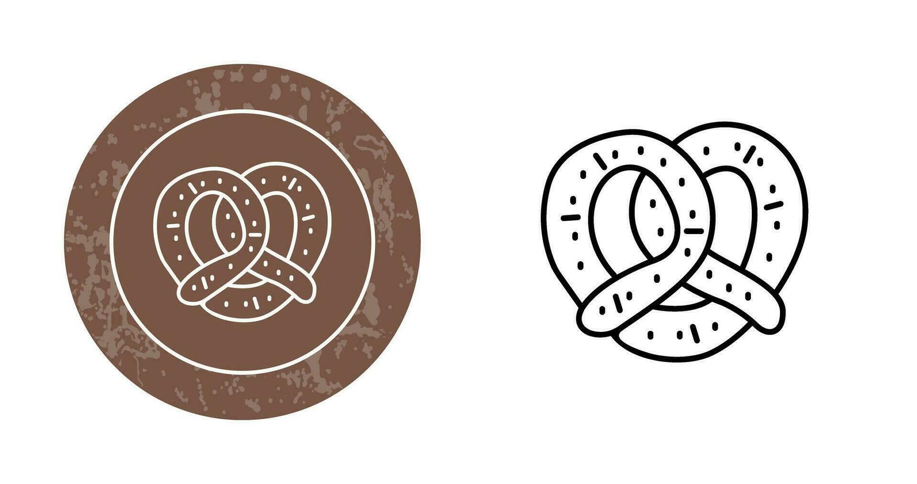 Pretzel Vector Icon