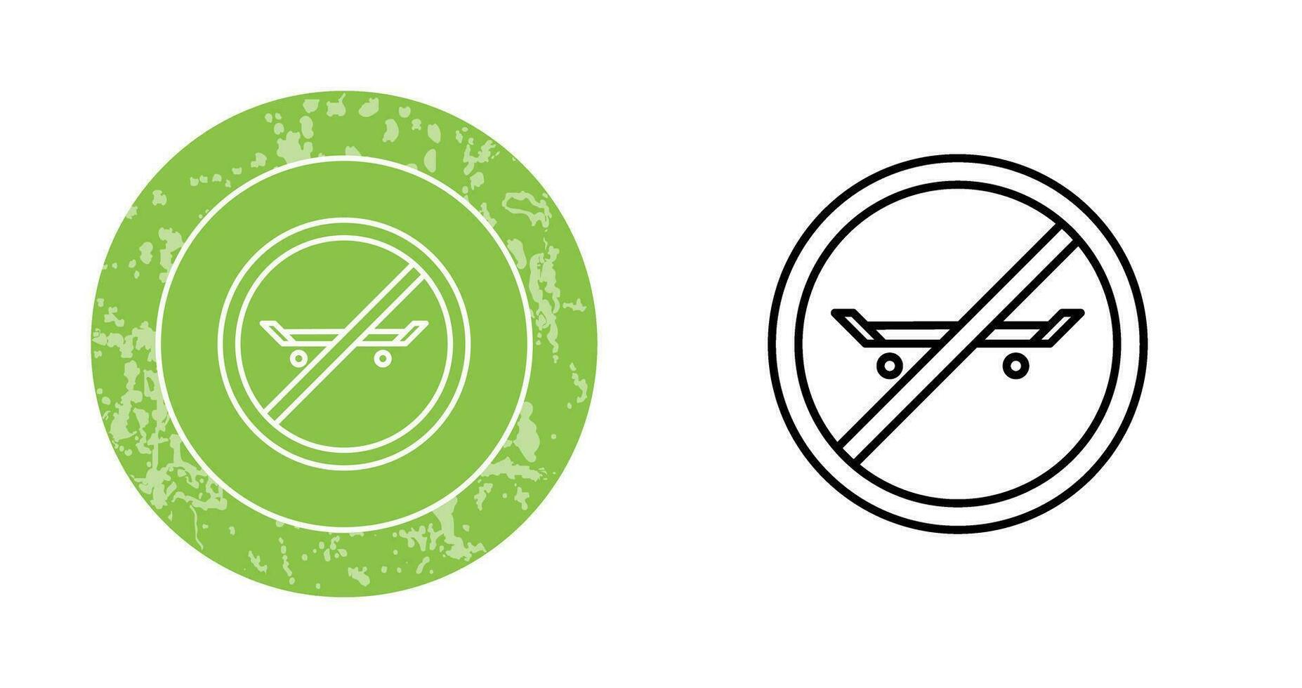 No Skating Vector Icon