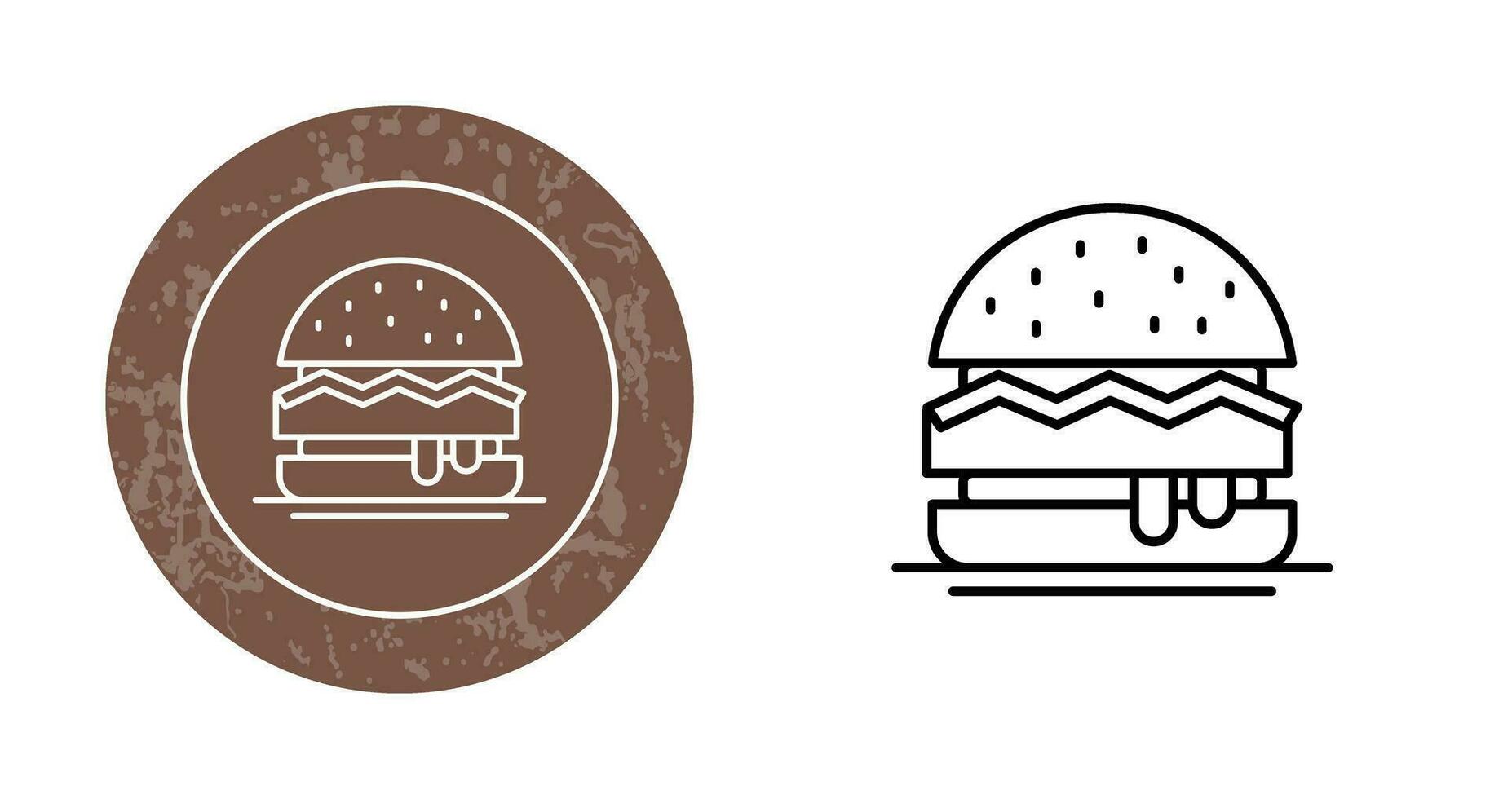 icono de vector de hamburguesa