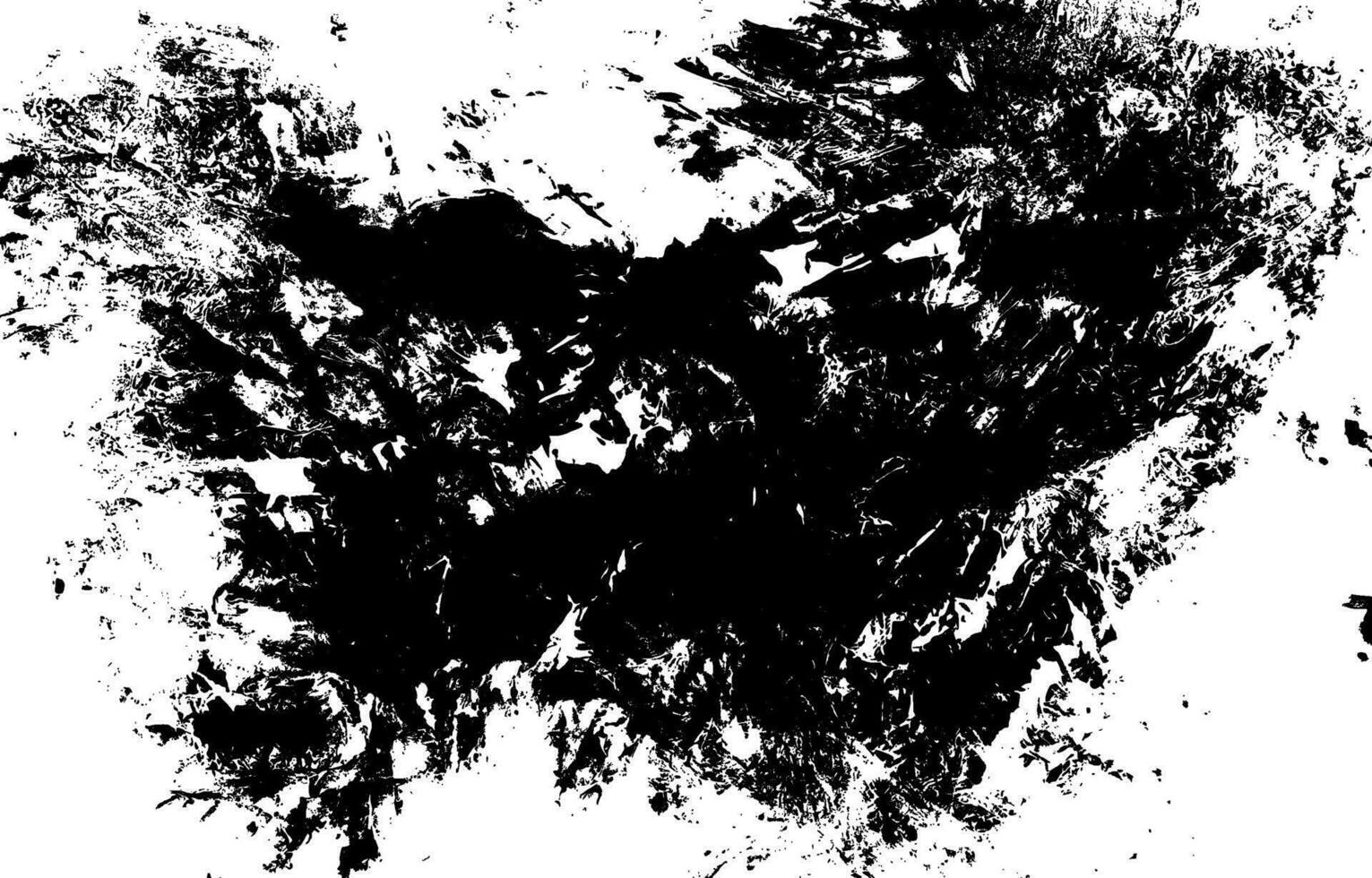 Clásico angustia cubrir con arañazos y grunge textura en negro y blanco. plano vector ilustración aislado