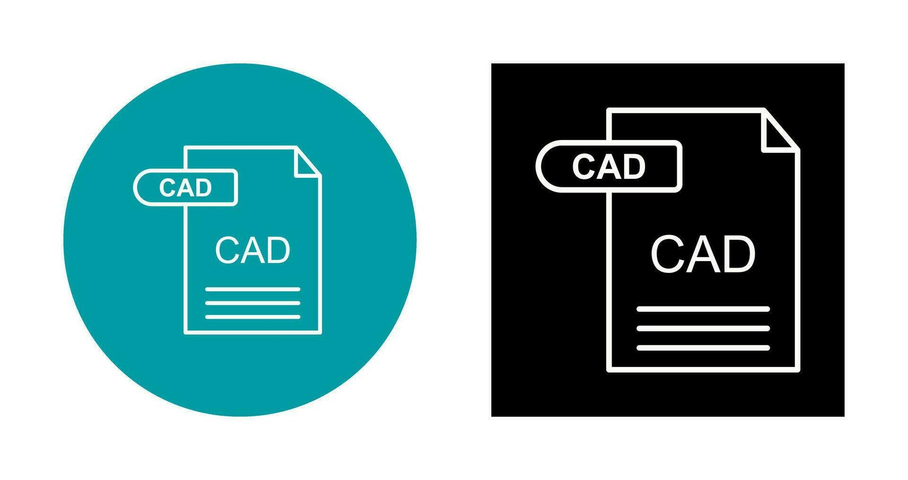 icono de vector de cad