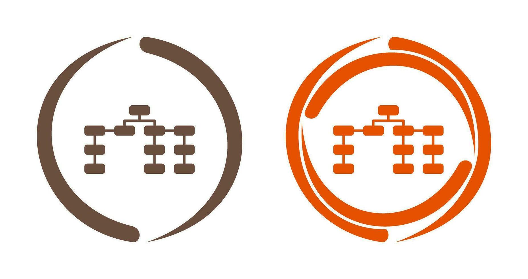Unique Seo Structure Vector Icon