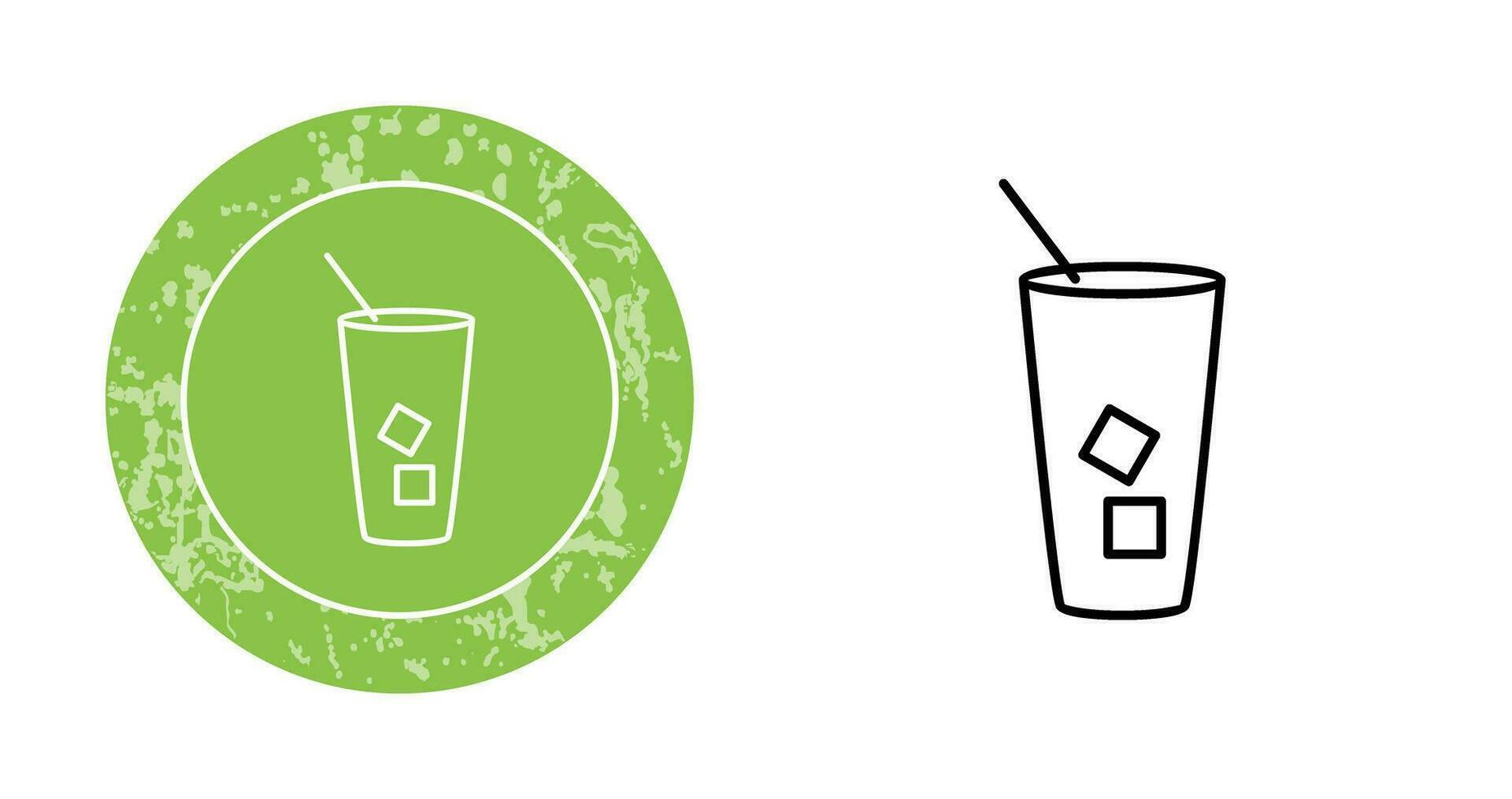 Iced Coffee Vector Icon