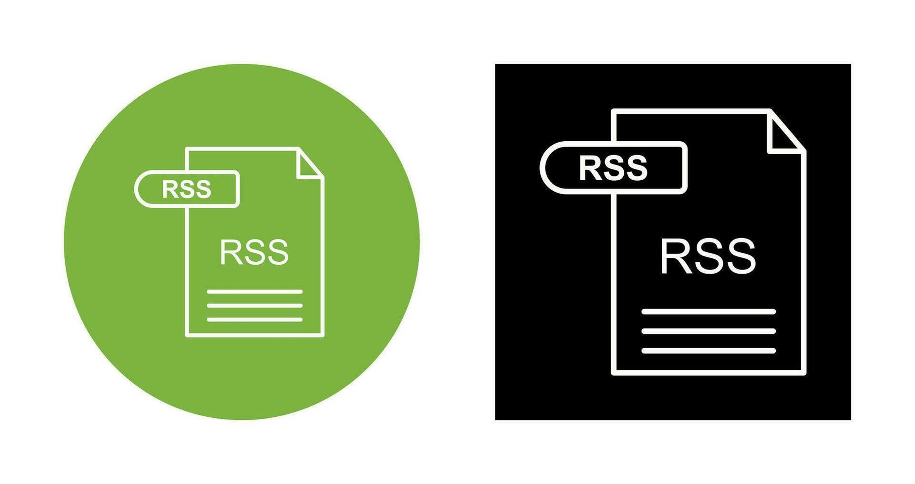 icono de vector de rss