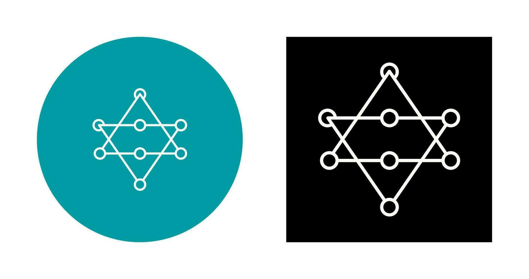 Unique Networks Vector Icon