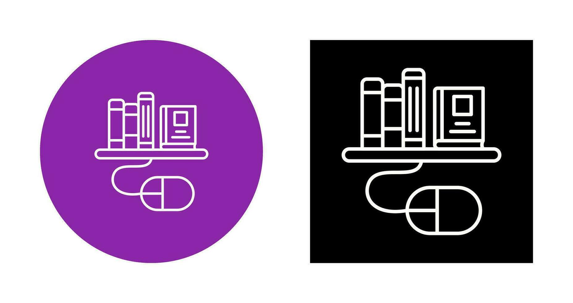 Digital Library Vector Icon 29850055 Vector Art at Vecteezy