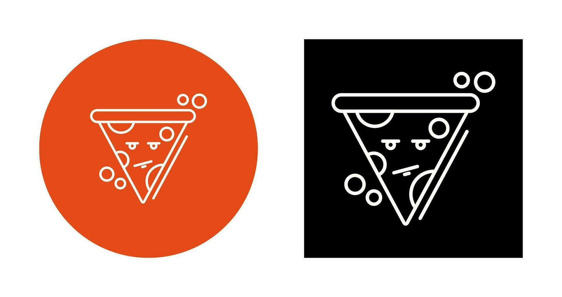 icono de vector de pizza