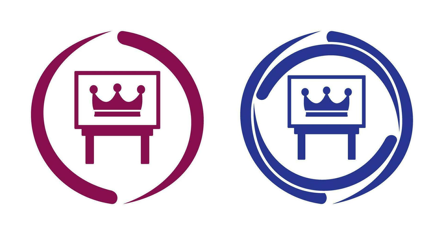 Crown Exhibit Vector Icon