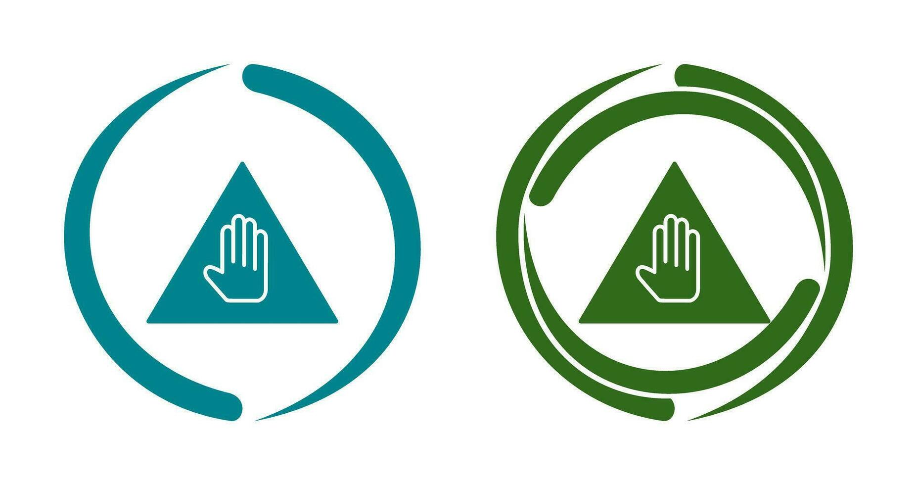Unique Warning Vector Icon