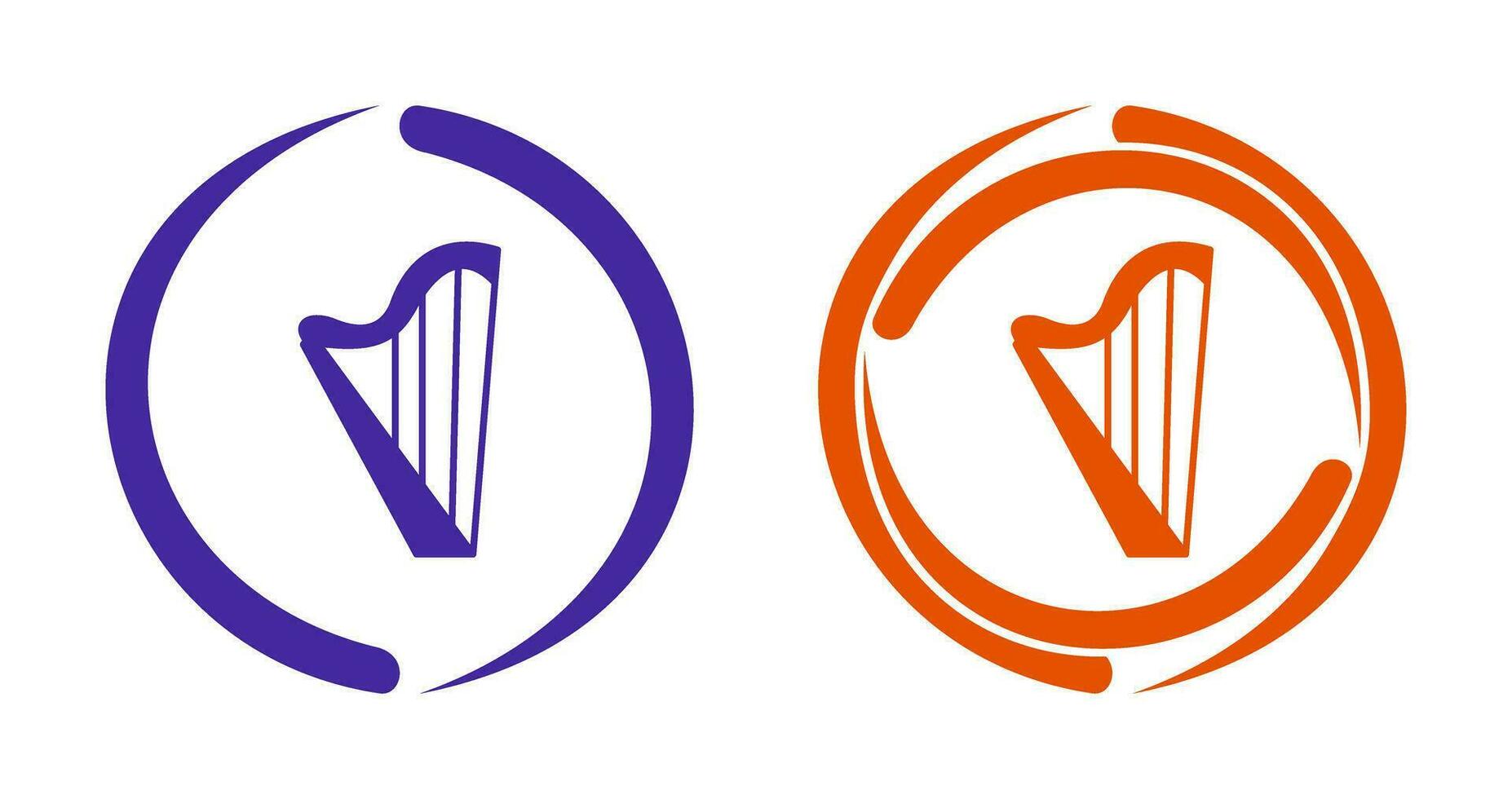 Harp Vector Icon