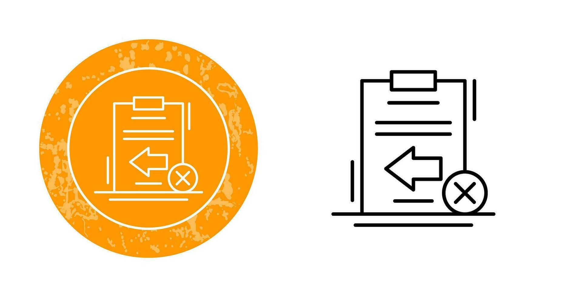 Return Failed Vector Icon
