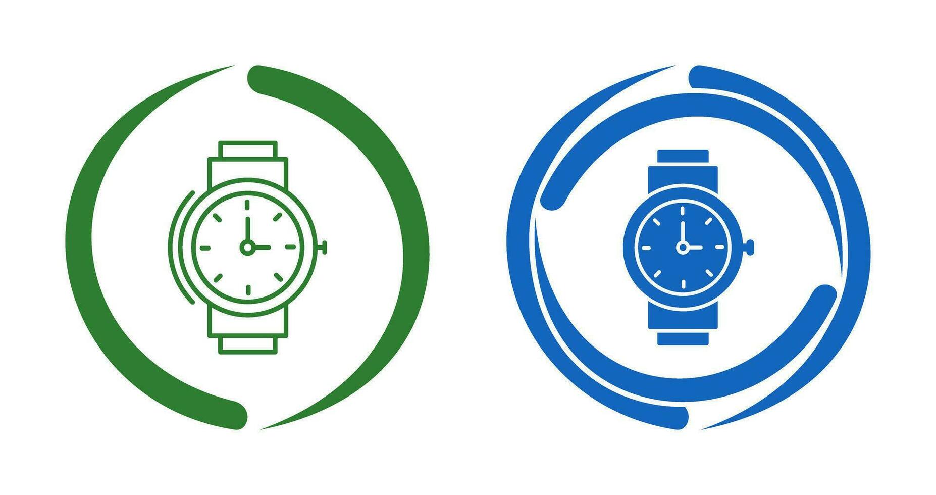 icono de vector de reloj de pulsera