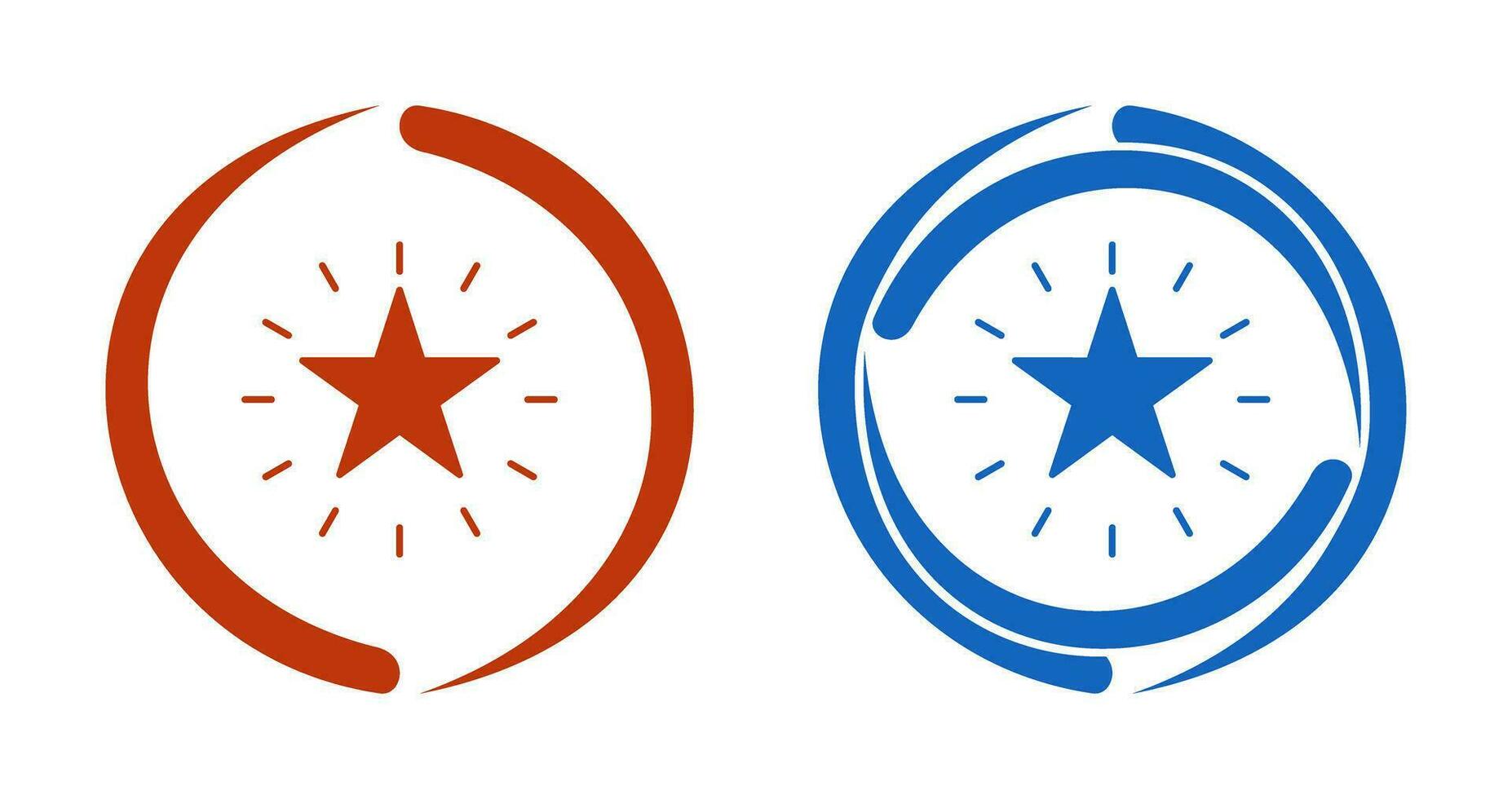 Unique Star Vector Icon