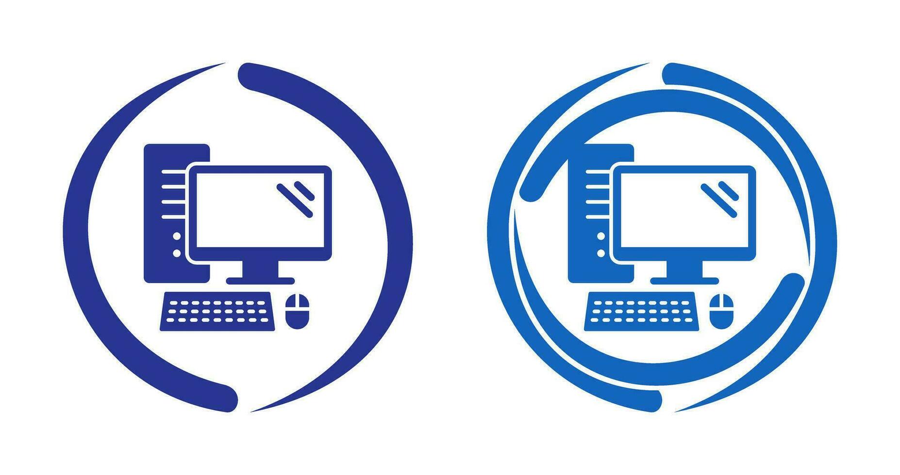 Computer Vector Icon