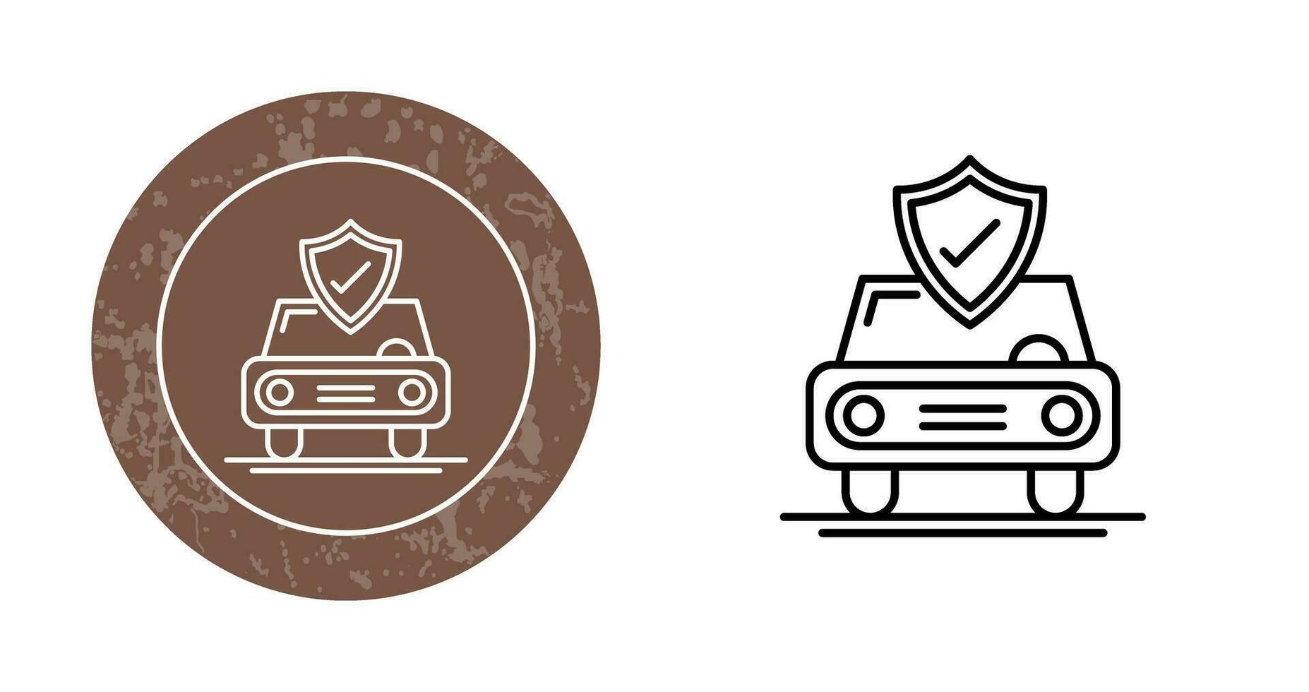 Car Protection Vector Icon