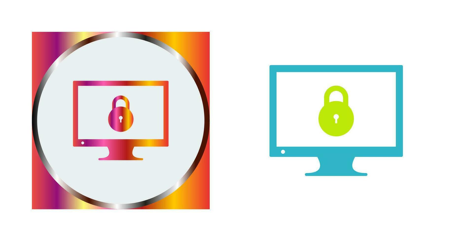 Unique Closed Access Vector Icon