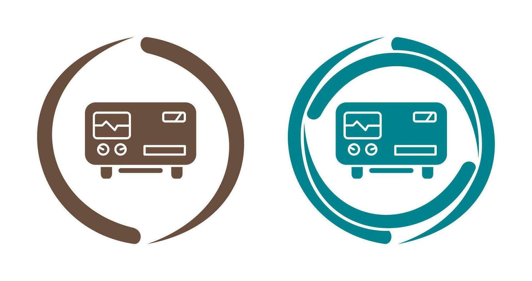 Oscillscope Vector Icon