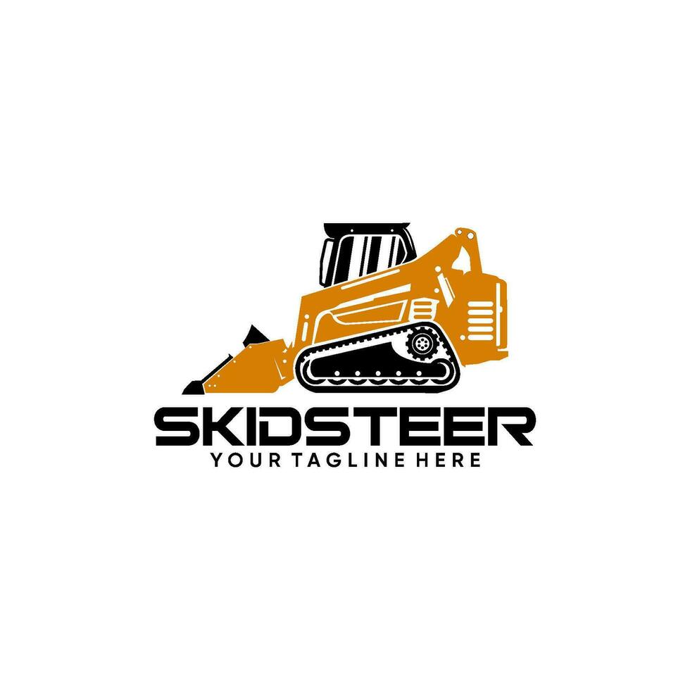 SKID STEER VECTOR LOGO DESIGN