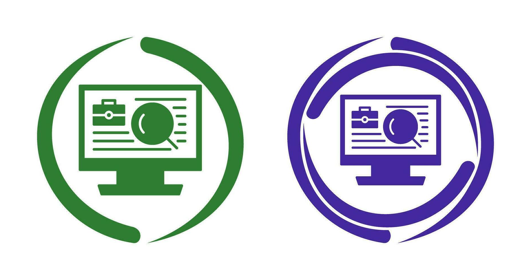 Job Search Vector Icon