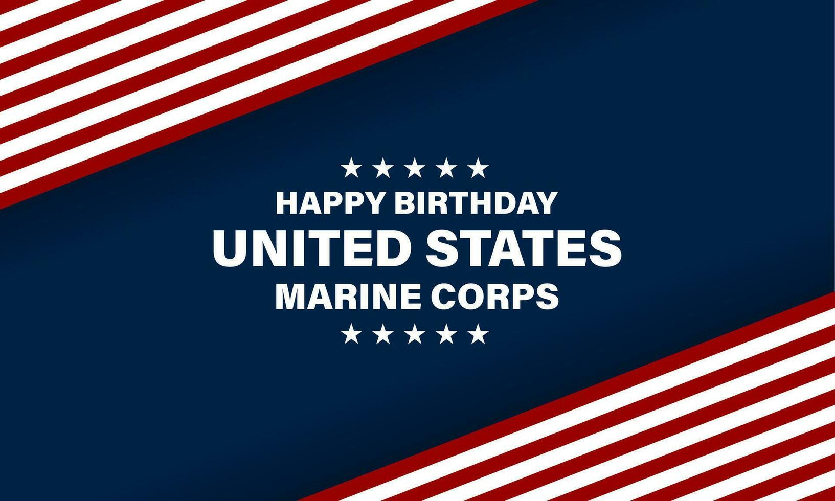 US Marine Corps Birthday November 10 Background Vector Illustration