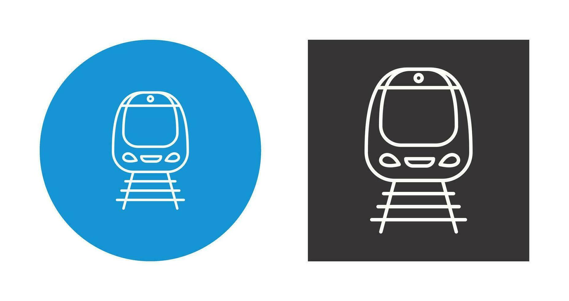 icono de vector de tren