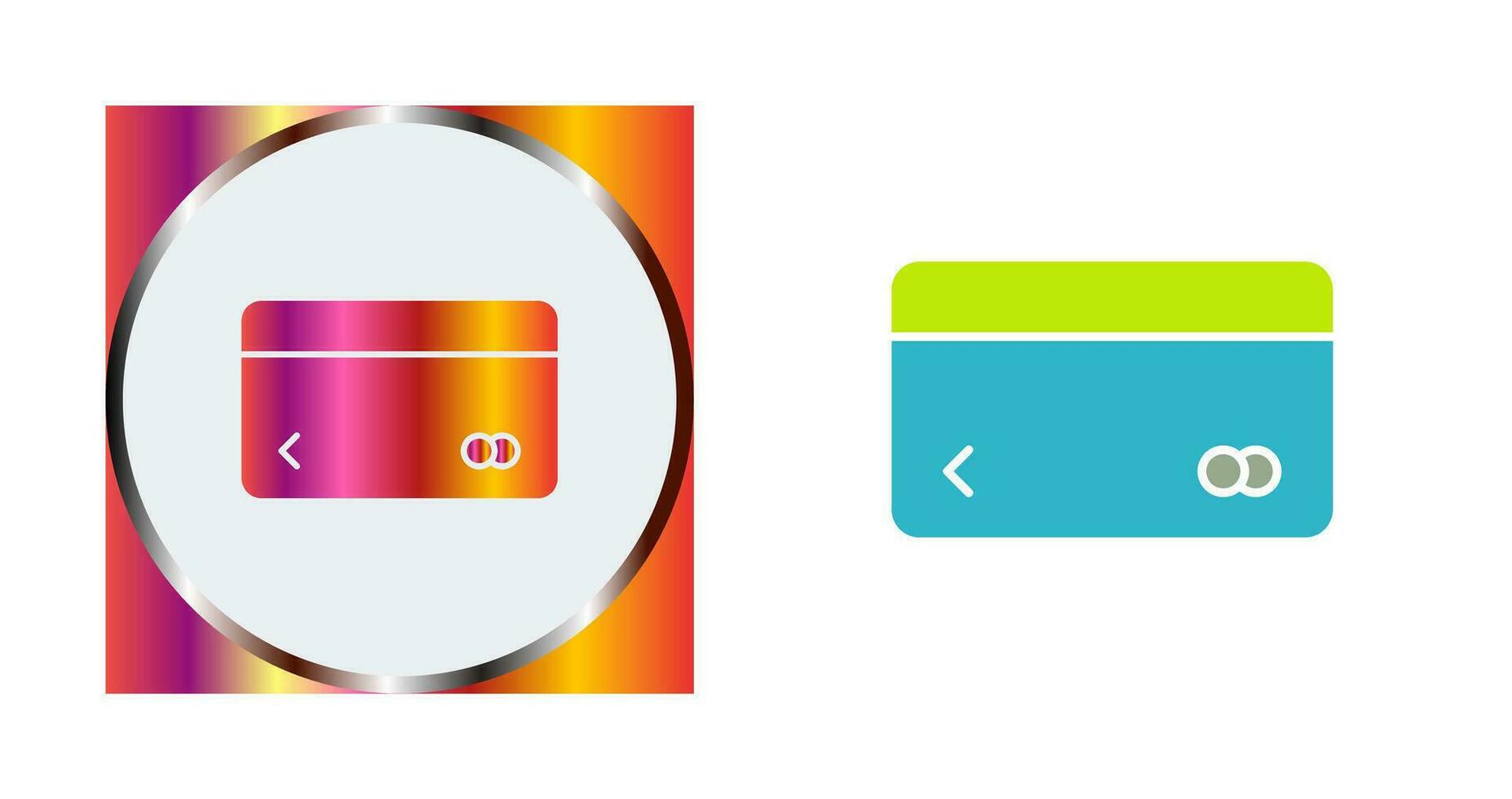 Unique Credit Card Vector Icon