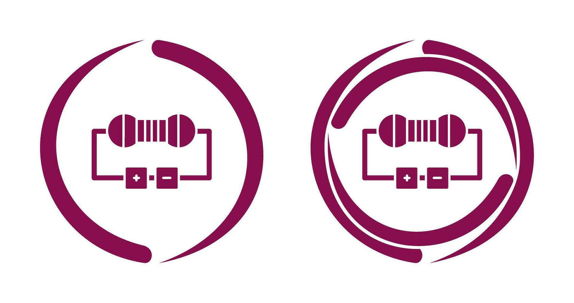 Resistor Vector Icon
