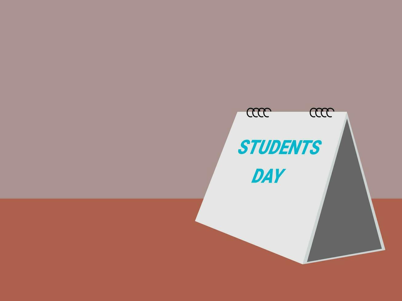 flat design students day vector illustration