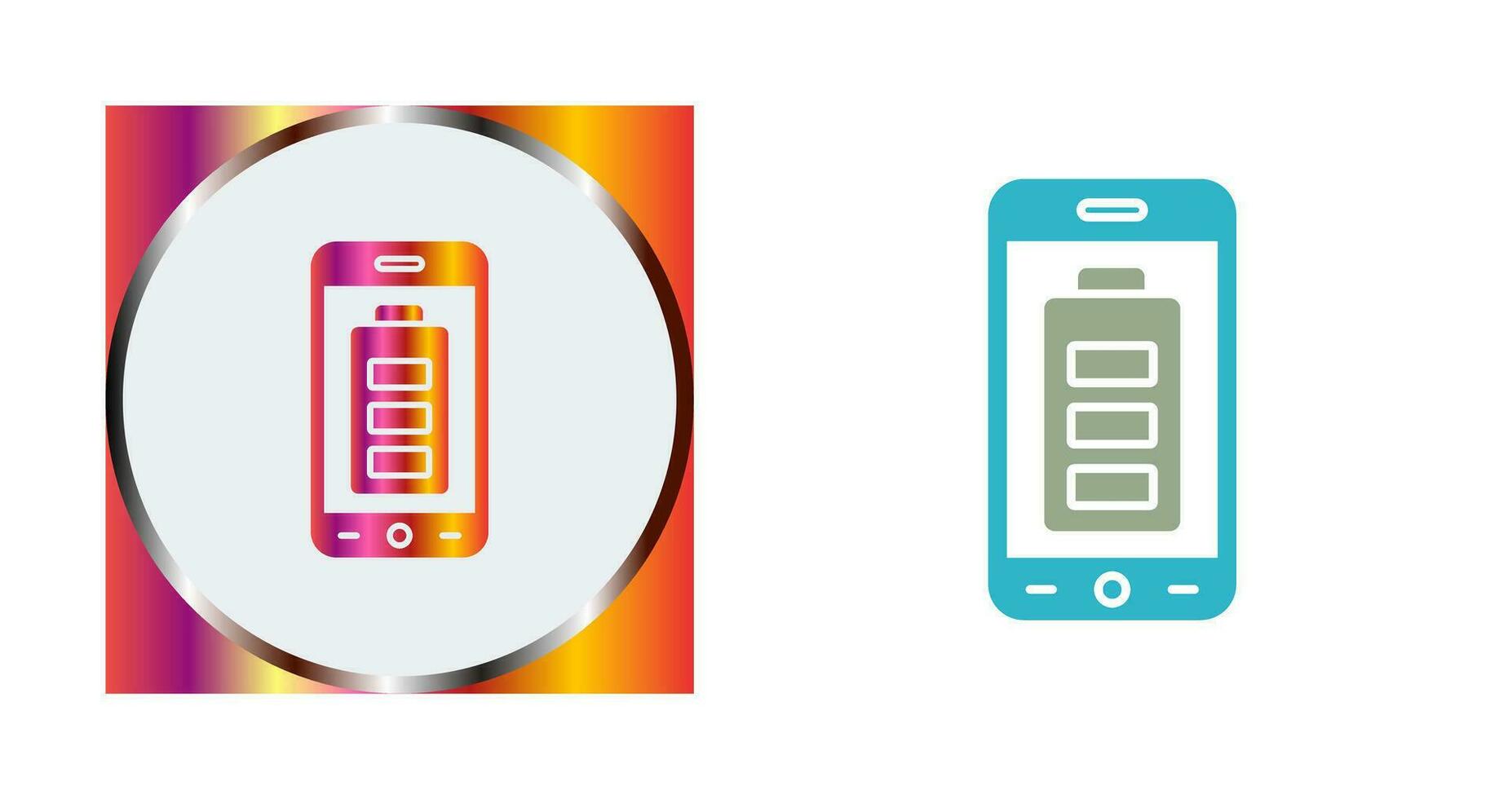Mobile Battery Vector Icon