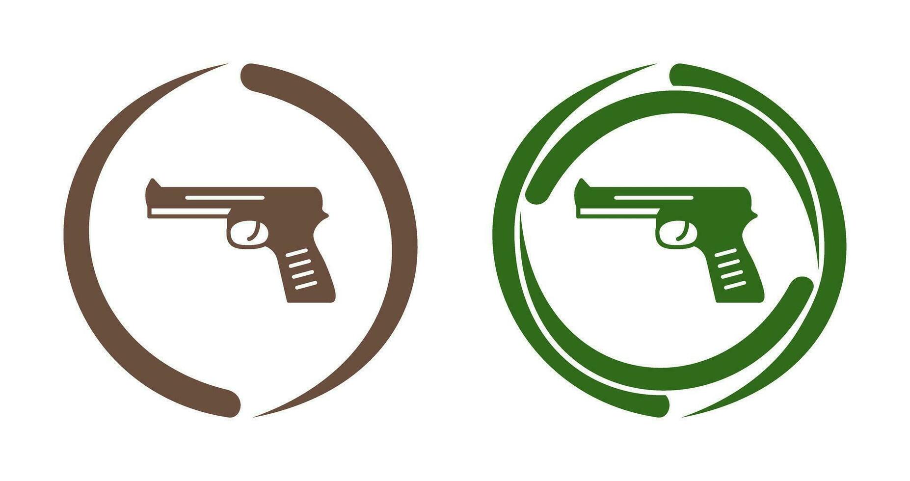 Unique Pistol Vector Icon