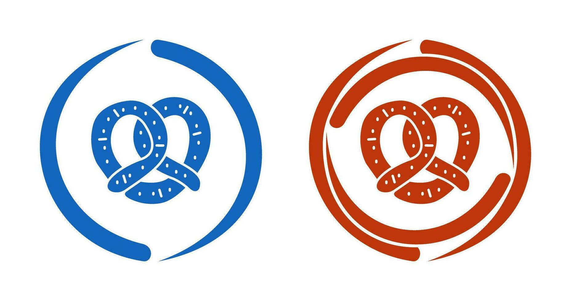 Pretzel Vector Icon