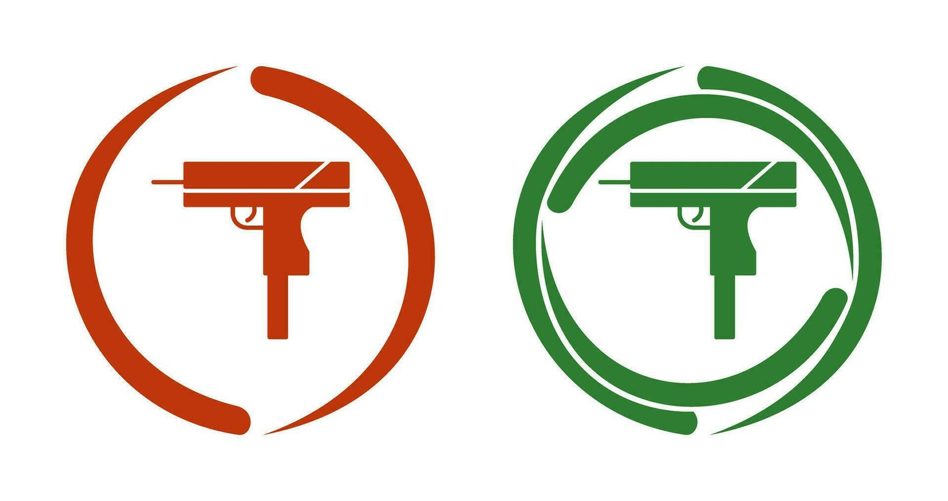 Unique Gun Vector Icon