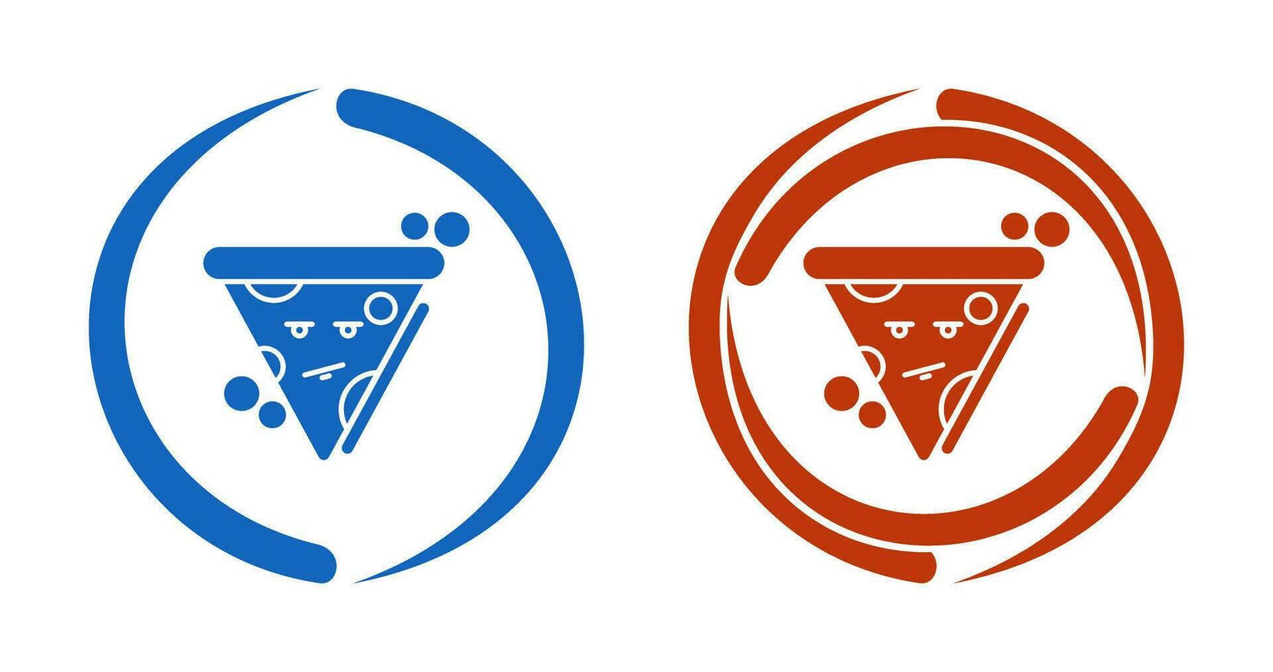 icono de vector de pizza