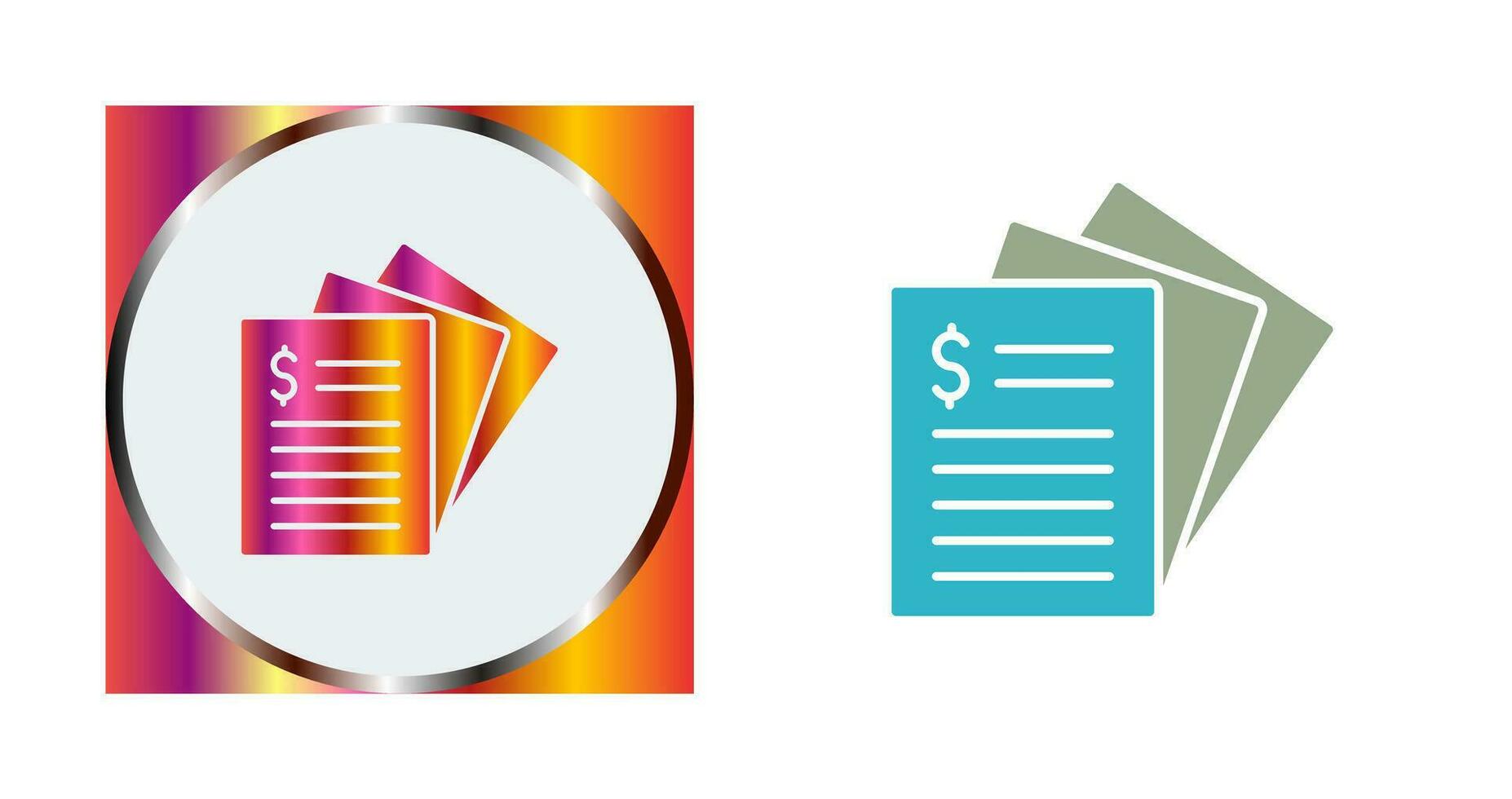 Invoice Vector Icon