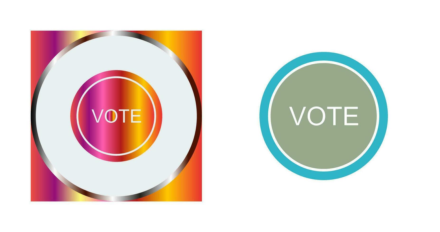 Vote Link Vector Icon