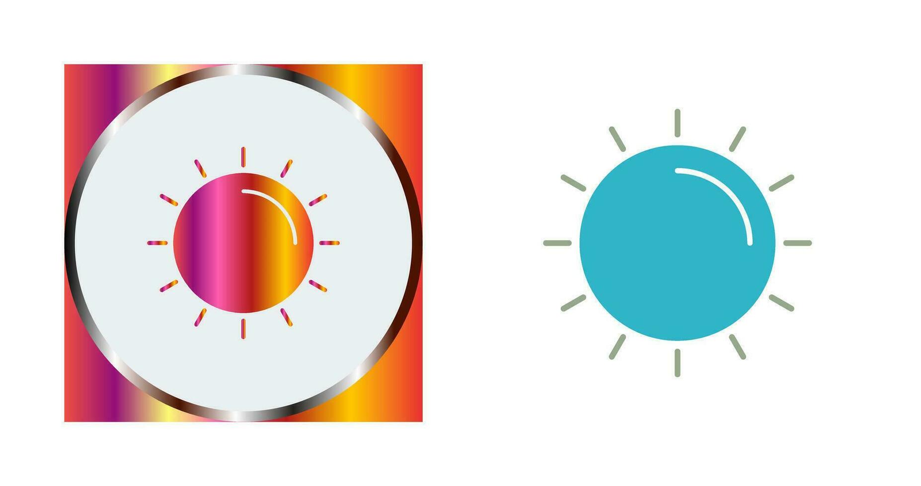 Sun Vector Icon