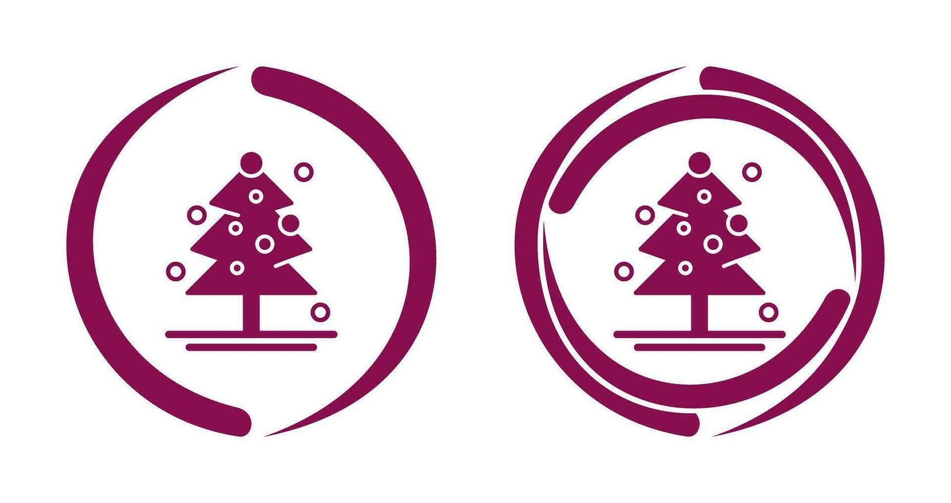 Christmas Tree Vector Icon