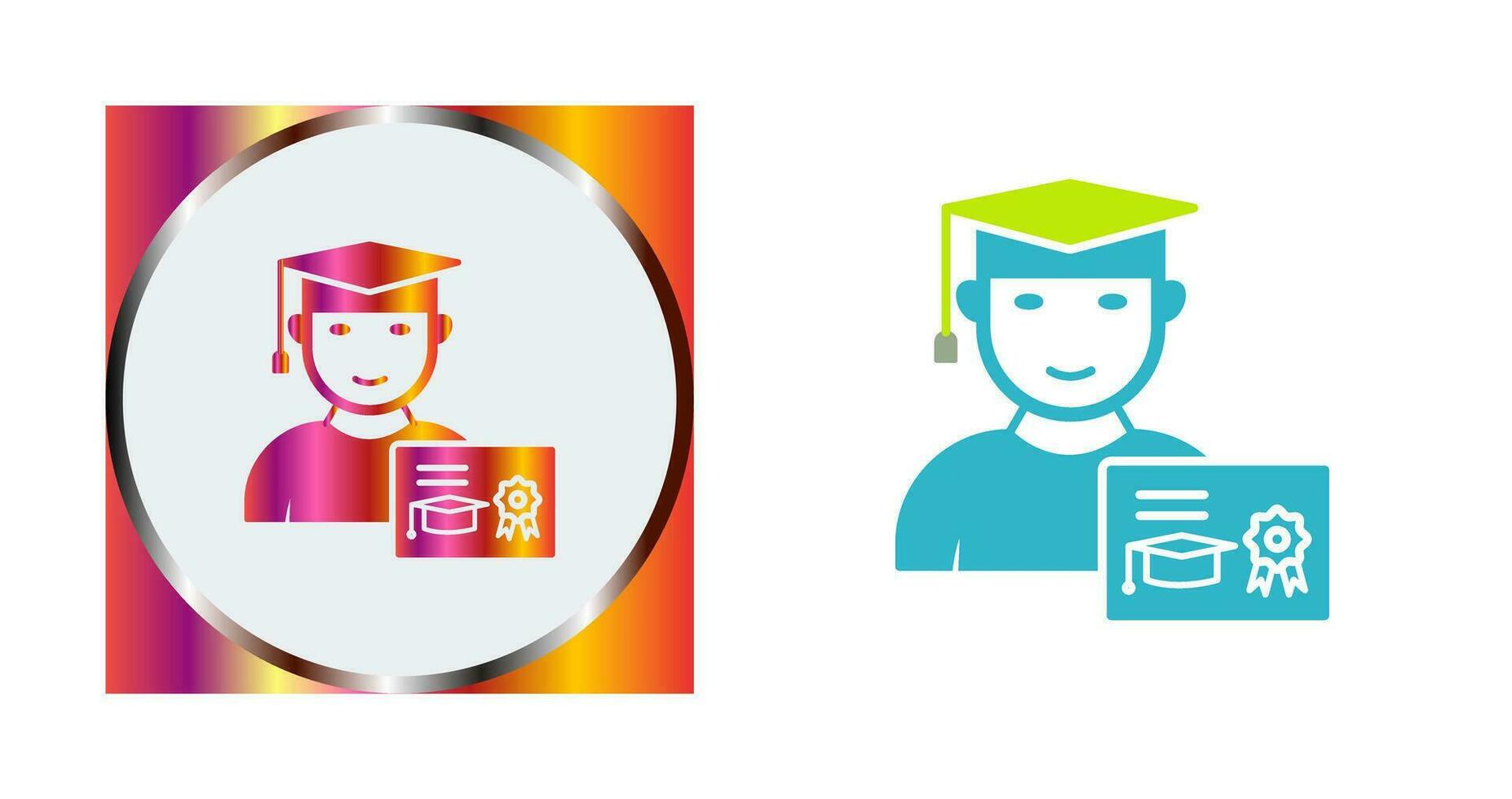 Unique Receiving Degree Vector Icon