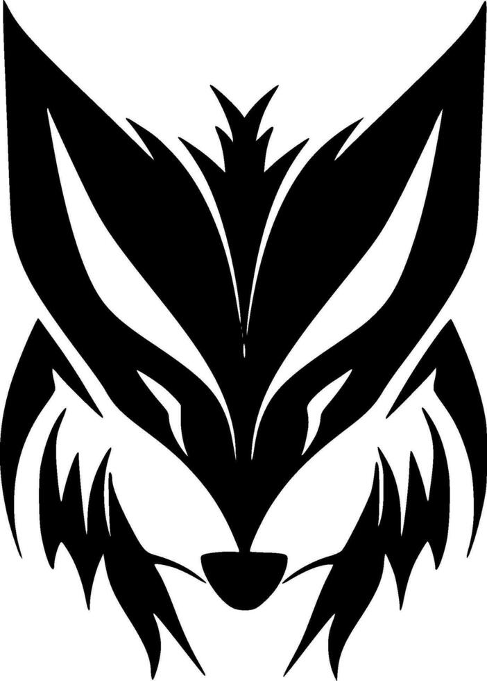 Fox, Minimalist and Simple Silhouette - Vector illustration
