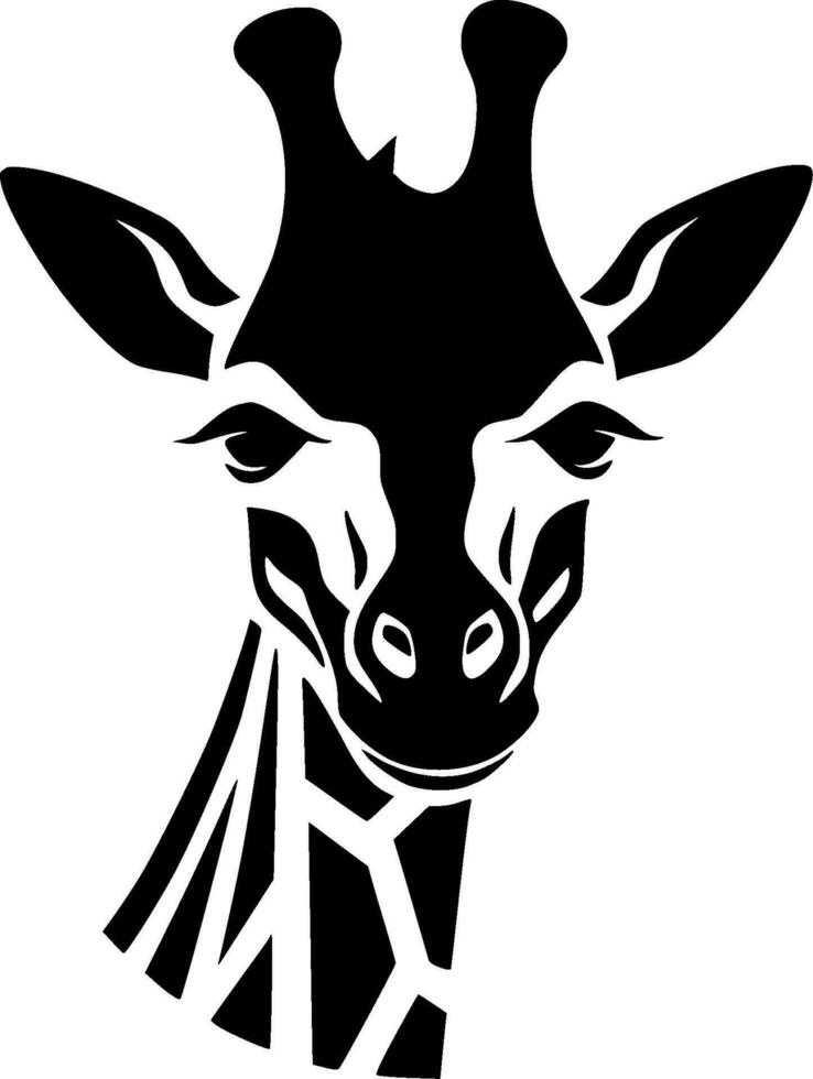 Giraffe - High Quality Vector Logo - Vector illustration ideal for T-shirt graphic