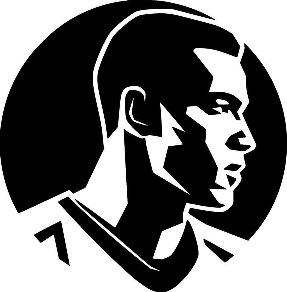 Football, Black and White Vector illustration